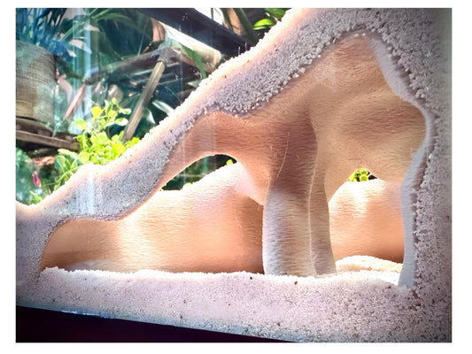 Scalyplay™ Reptile Corner Cave – Natural-Look Hideout for Snakes, Lizards & Small Pets