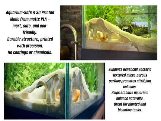 Scalyplay™ Reptile Corner Cave – Natural-Look Hideout for Snakes, Lizards & Small Pets